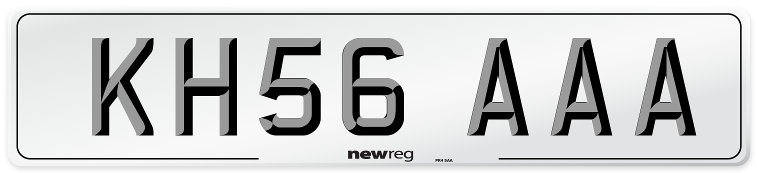 KH56 AAA Number Plate from New Reg